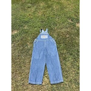 Vintage Pooh Denim Overalls Bib Overalls Winnie The Pooh Piglet Bees Adult sz 18